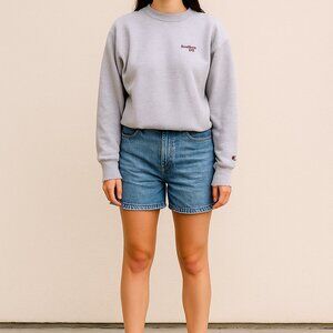 Champion Reverse Weave Large Heather Gray Sweatshirt Southern Cal Embroidered L